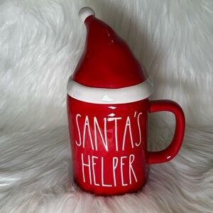 Rae Dunn Red Santa's Helper Mug